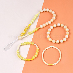 Kit de búsqueda para hacer joyas con cuentas acrílicas y resina de 18 estilo DIY&nbsp;DIY-NB0012-04F