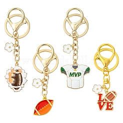 Porte-clés émail alliage&nbsp;KEYC-FS00025-3