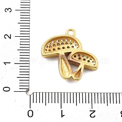Colgante micropavé cubic zirconia de latón&nbsp;KK-L209-089G