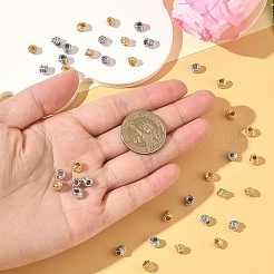 20 pièce de perles d'espacement en fil tressé en laiton&nbsp;KK-YW0002-25G