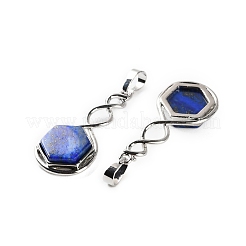 Gefärbt natürliche Lapislazuli Anhänger&nbsp;G-F777-05P-10