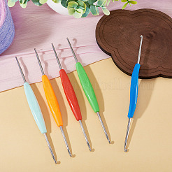 5 Stück 5 Farben Eisenhäkelnadeln&nbsp;TOOL-TADJ0001-02