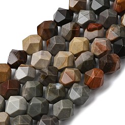 Fili di perle di diaspro picasso naturale&nbsp;G-Z119-A25-03