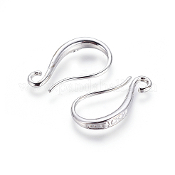 Ganci di orecchini in ottone&nbsp;KK-G365-17P