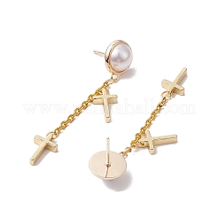 Fornituras de aretes de latón&nbsp;EJEW-JE05977