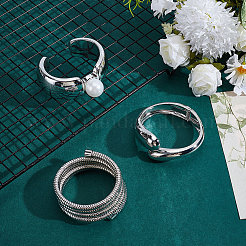 1 set di braccialetti in plastica CCB per donna&nbsp;BJEW-SP0001-36