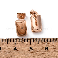Orecchini a bottone in acciaio inossidabile 304&nbsp;EJEW-C099-21M