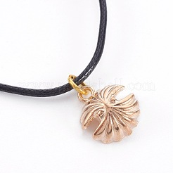 Braccialetti con ciondoli in poliestere cerato coreano ecologico regolabili&nbsp;BJEW-JB03985-M