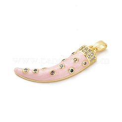 Ottone micro spianare pendenti zirconi&nbsp;KK-M314-10G-01