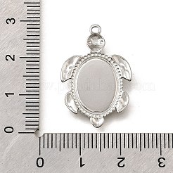 Pendentifs cabochons en acier inoxydable 304&nbsp;X-STAS-C122-16A-P