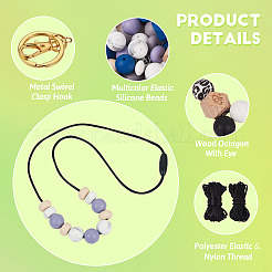 Bausatz für ein DIY-Perlen-Schlüsselanhänger-Armband&nbsp;DIY-TA0004-23