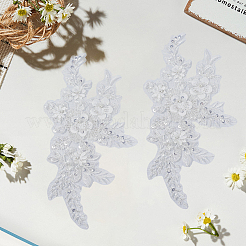 Accessoires aus Blumengaze und Paillettenstickerei&nbsp;DIY-WH20081-002A