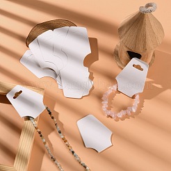 Weißen Halskette Schmuck-Displays Karten&nbsp;X-NDIS-ZX002