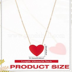 Collier avec pendentif en chaîne de câble en alliage 1 pièce&nbsp;NJEW-LP0007-03A