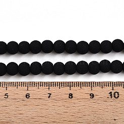 Opaken Glasperlen Stränge&nbsp;GLAA-T032-P6mm-MD01