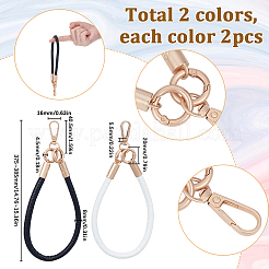 4 Stück Handygurte aus PU-Leder in 2 Farben&nbsp;DIY-SC0028-53