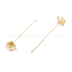 Épingles à tête de fleur en laiton&nbsp;FIND-B009-07G