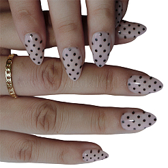 1 busta di unghie finte a pois in plastica&nbsp;MRMJ-CP0001-65B