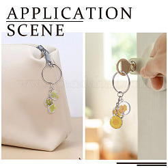 5 pendentif à lunette arrière ouverte en acier inoxydable 304&nbsp;STAS-TAD0001-01A