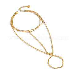 Bracelets bagues multicouches en acier inoxydable 304 pour femmes&nbsp;GL7273