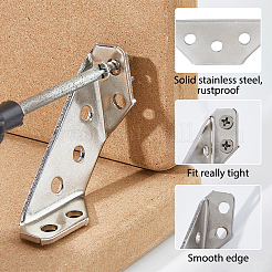 201 Edelstahl-Möbelwinkelcode&nbsp;DIY-WH0750-359