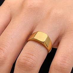 Fingerringe aus 304 Edelstahl für Damen&nbsp;RJEW-B164-03G