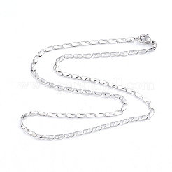 Collane a catena in acciaio inossidabile 304 anti-ossidazione&nbsp;LS-NJEW-L173-008-P
