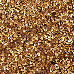 Glitzerharz Hotfix Strass (Schmelzkleber auf der Rückseite)&nbsp;OCOR-TA0002-03-40mm