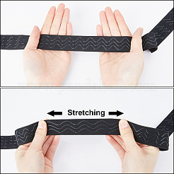Rutschfester elastischer Strickgürtel aus Polyester&nbsp;EW-GF0001-04
