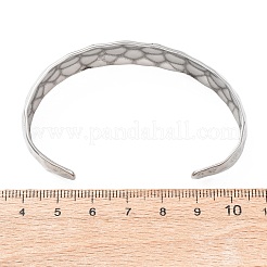 Armreifen aus chirurgischem Edelstahl 316&nbsp;BJEW-C142-04P