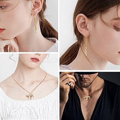 8pcs 4 pendentifs en laiton de style&nbsp;KK-SZ0006-23