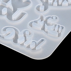 Stampi in silicone con ciondolo fai da te con cuore e parola amore&nbsp;SIMO-Q001-02D