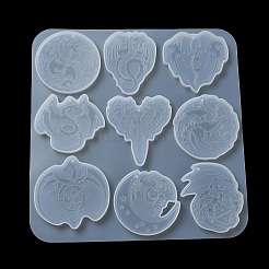 Moules en silicone pendentif dragon diy&nbsp;DIY-G091-01B