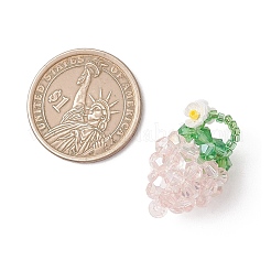 Pendentifs en perles de verre&nbsp;PALLOY-MZ01238-02