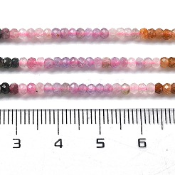 Farbverlauf natürliche bunte Turmalin Perlen Stränge&nbsp;LS-G-ONLY-T-A07-01