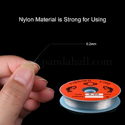 Transparent Angelfaden Nylondraht&nbsp;EC-L001-0.2mm-01