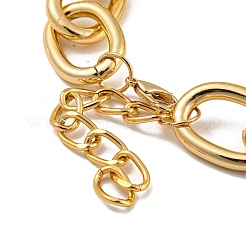 Collane con catene portacavi in alluminio grosso da donna&nbsp;NJEW-K261-01D-G