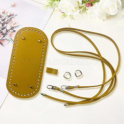 1 Set handgefertigte Zubehör-Kits für den unteren Schultergurt aus PU-Leder&nbsp;DIY-CL0001-34