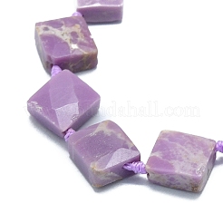Fili di perline di lepidolite naturale&nbsp;G-G106-H05-02