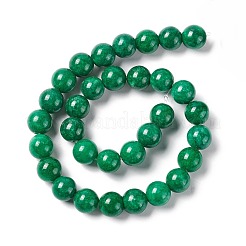 Natürlicher weißer Jade-Perlenstrang&nbsp;G-E141-03A