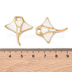304 Edelstahl-Emaille-Anhänger&nbsp;STAS-Q119-10C-G
