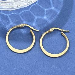 Pendientes de aro de acero inoxidable 304&nbsp;EJEW-F105-22G