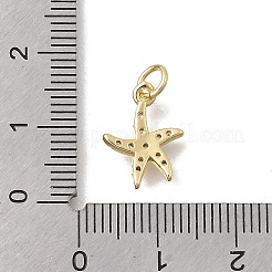 Messing micro pave klar zirkonia charme&nbsp;KK-D431-053C-G