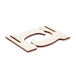 Bogen-Holz-Mini-Tafelschilder&nbsp;AJEW-M035-07