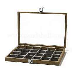 24 Gitter-Schmuck-Ausstellungenbox aus Holz&nbsp;ODIS-M007-03