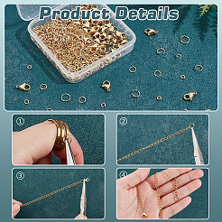 60 Stück Karabinerverschlüsse aus Edelstahl 304&nbsp;DIY-PH0029-14B