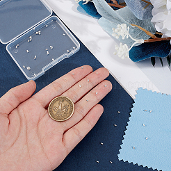 50 pz. 925 perline tubolari distanziatrici in argento sterling&nbsp;STER-UN0001-27A