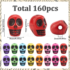 160 Stück Halloween-Harzperlen&nbsp;FIND-SC0011-67