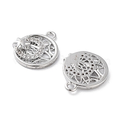 Ciondoli in ottone zirconi chiari micro pavé&nbsp;KK-F871-44P