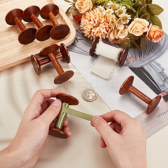Bobines en bois rétro&nbsp;WOOD-WH0029-56